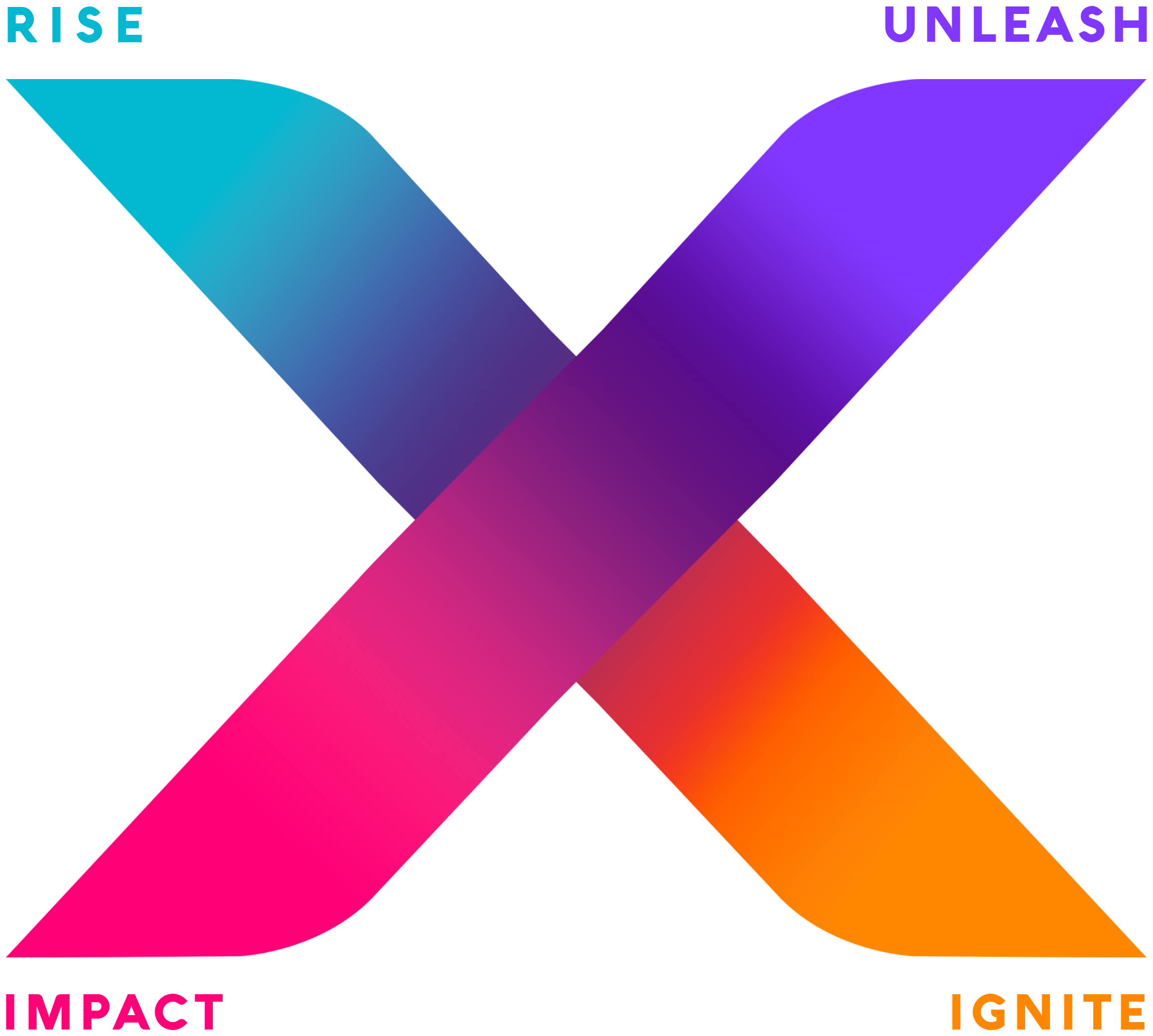 The four KinetX Houses: Rise, Unleash, Impact, Ignite
